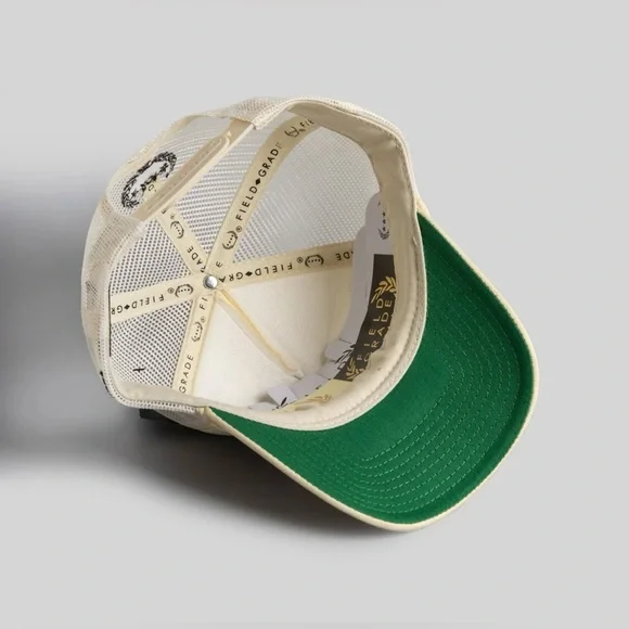 *NEW* Limited Edition Demon Time Cream Trucker Snapback Hat by Field Grade - Picture 4 of 12
